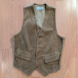 Alex Mill Tan Corduroy Vest | Size XS